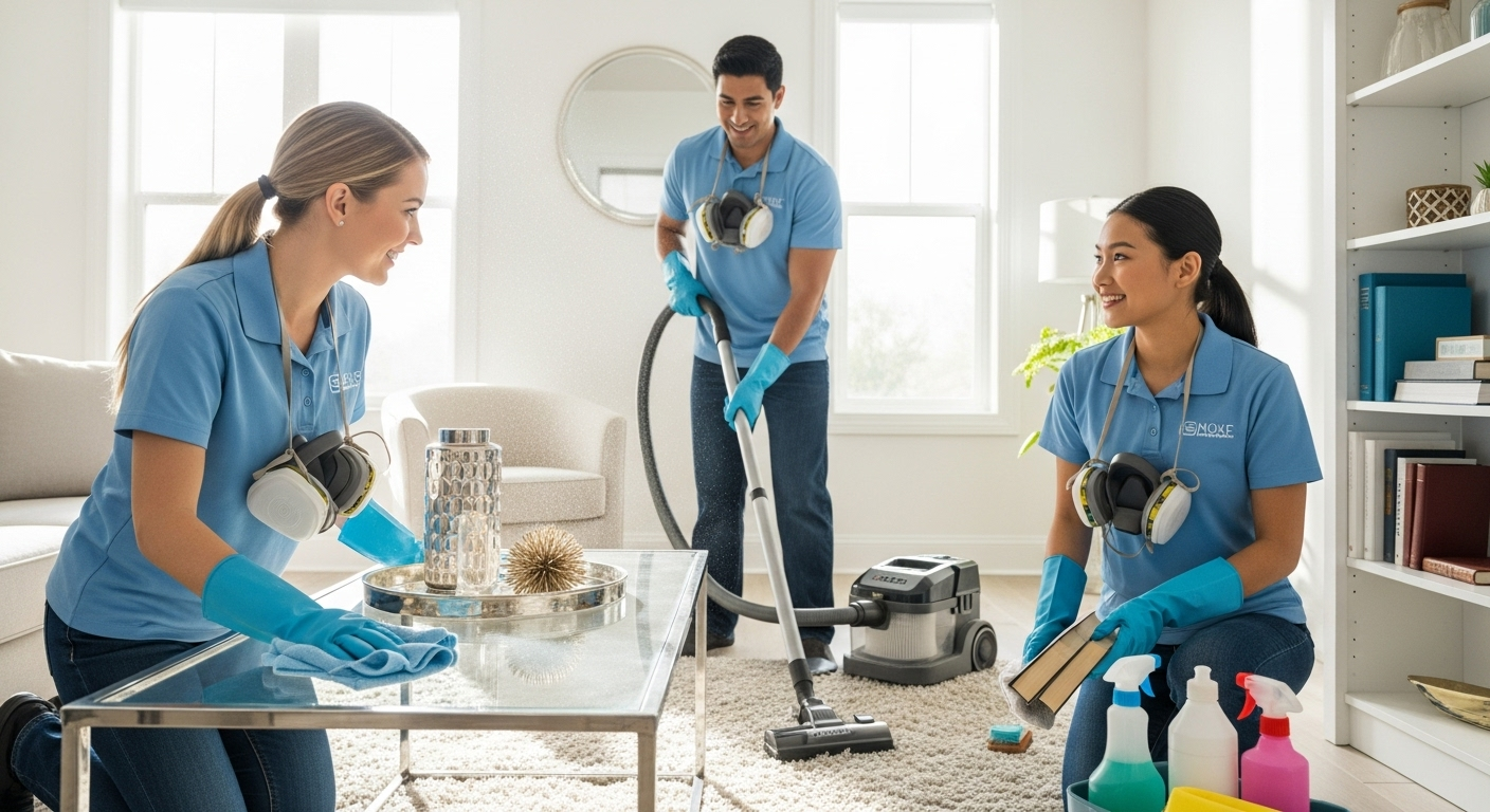 Our team working together